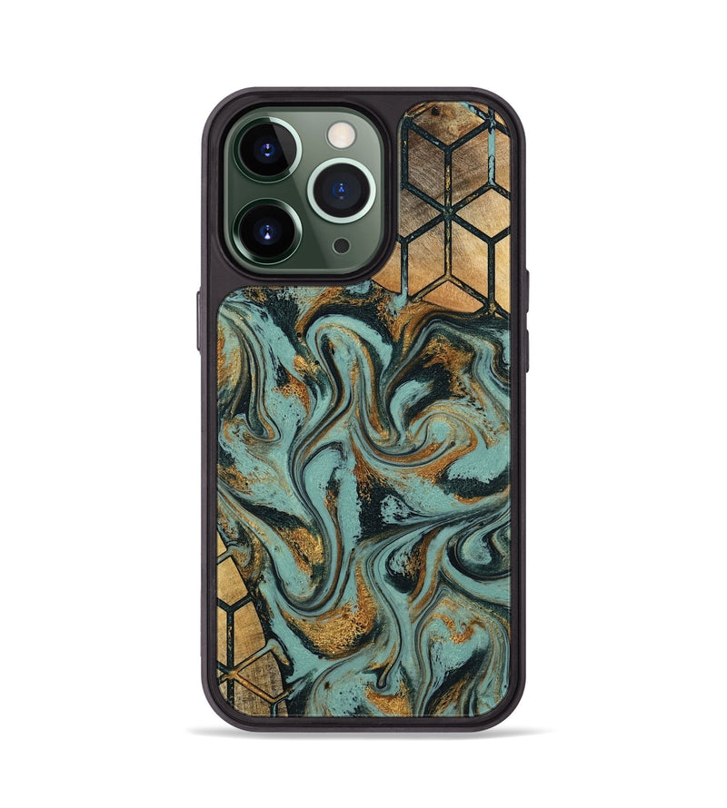 iPhone 13 Pro Wood Phone Case - Dasia (Pattern, 796989)