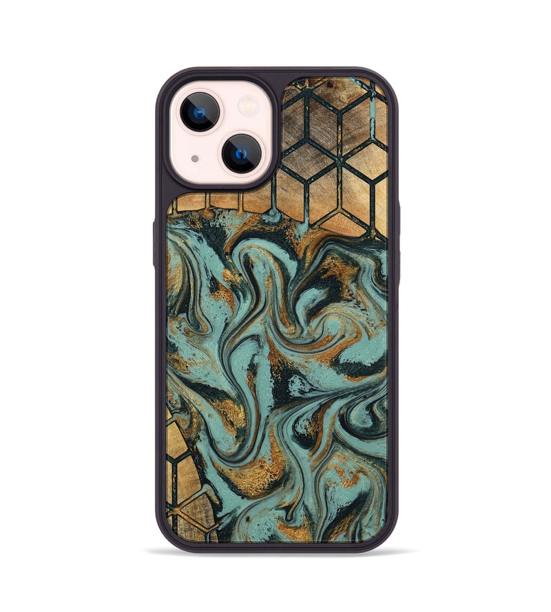 iPhone 14 Wood Phone Case - Dasia (Pattern, 796989)