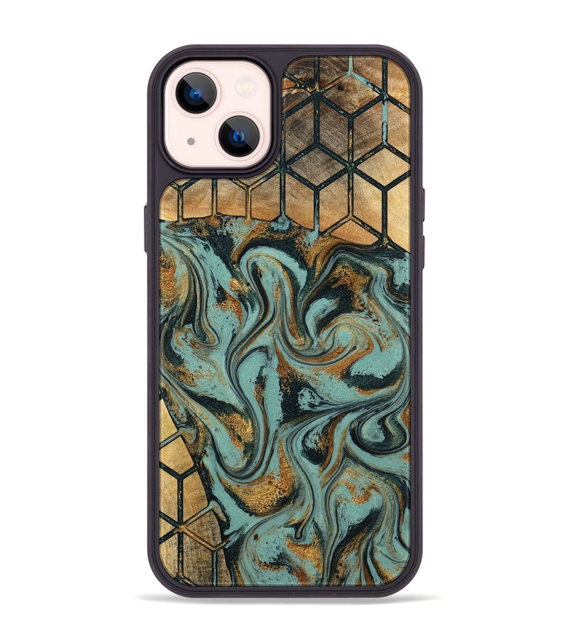 iPhone 14 Plus Wood Phone Case - Dasia (Pattern, 796989)