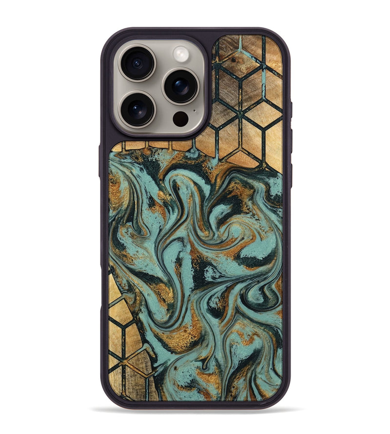 iPhone 16 Pro Max Wood Phone Case - Dasia (Pattern, 796989)