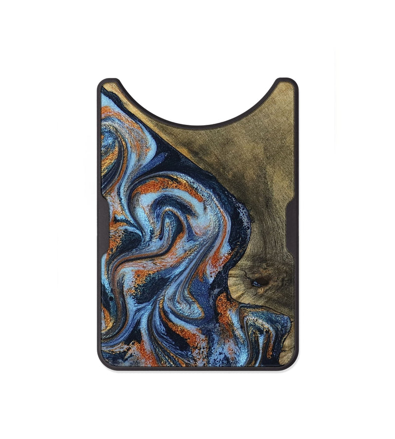 Alloy Wood Wallet - Aden (Teal & Gold, 797026)