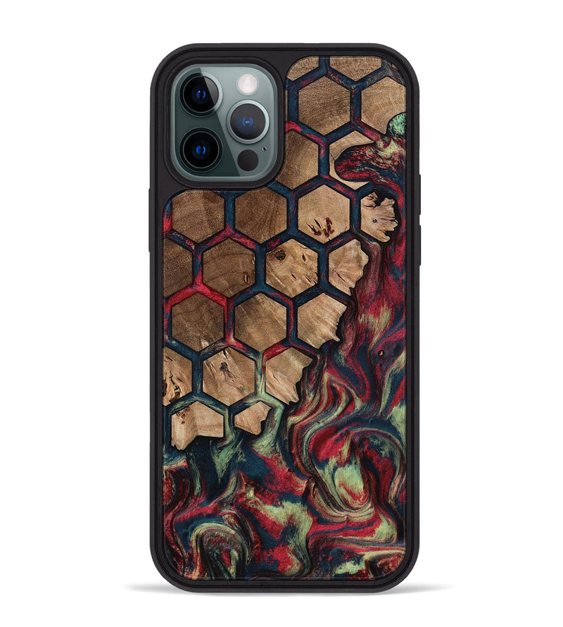 iPhone 12 Pro Max Wood Phone Case - Alda (Pattern, 797036)