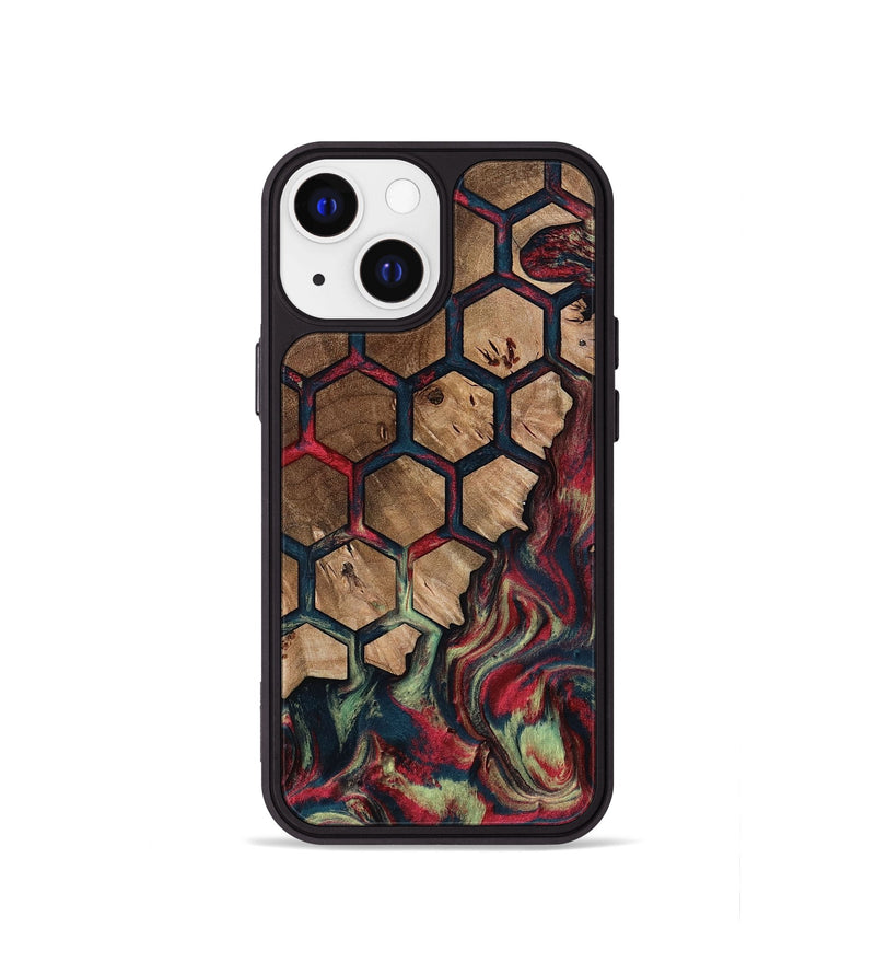 iPhone 13 mini Wood Phone Case - Alda (Pattern, 797036)