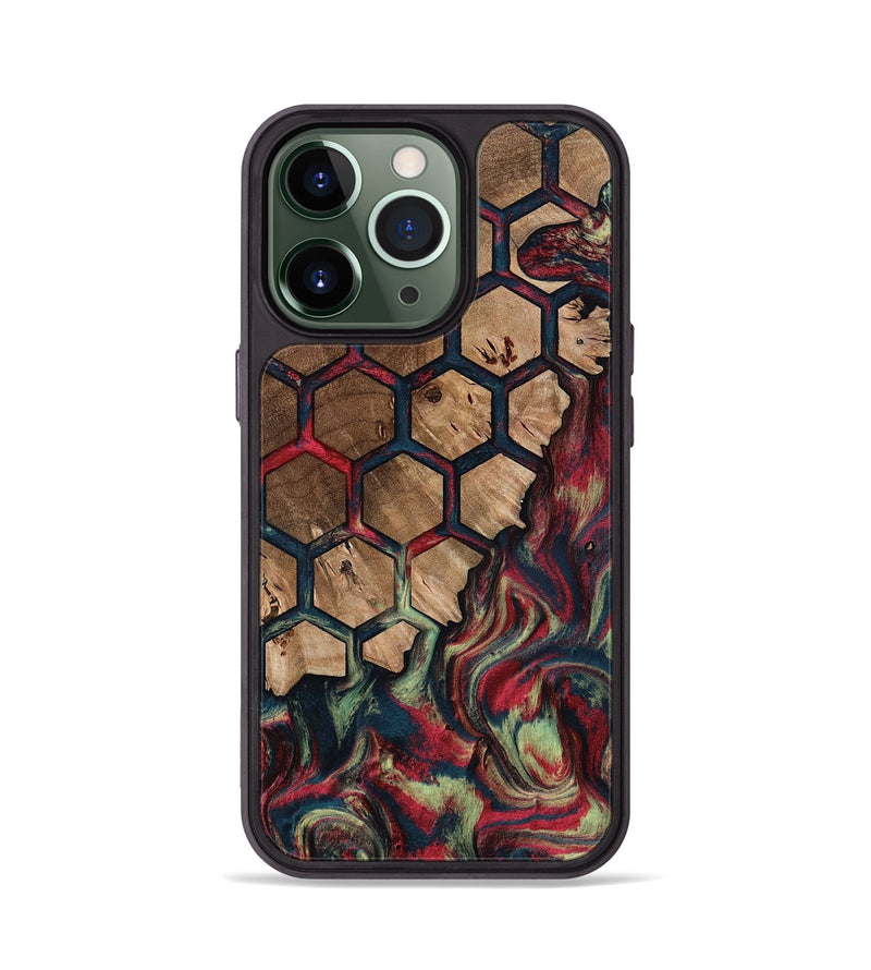 iPhone 13 Pro Wood Phone Case - Alda (Pattern, 797036)