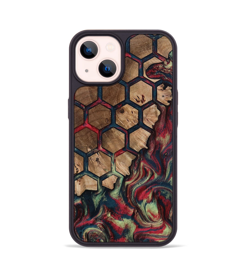 iPhone 14 Wood Phone Case - Alda (Pattern, 797036)