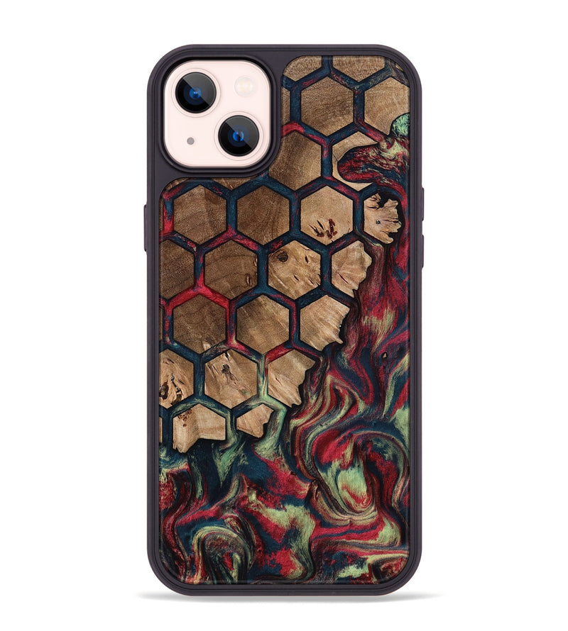 iPhone 14 Plus Wood Phone Case - Alda (Pattern, 797036)