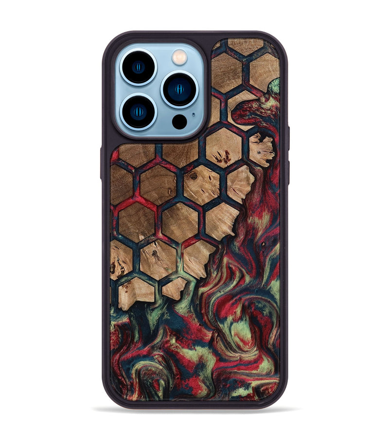 iPhone 14 Pro Max Wood Phone Case - Alda (Pattern, 797036)