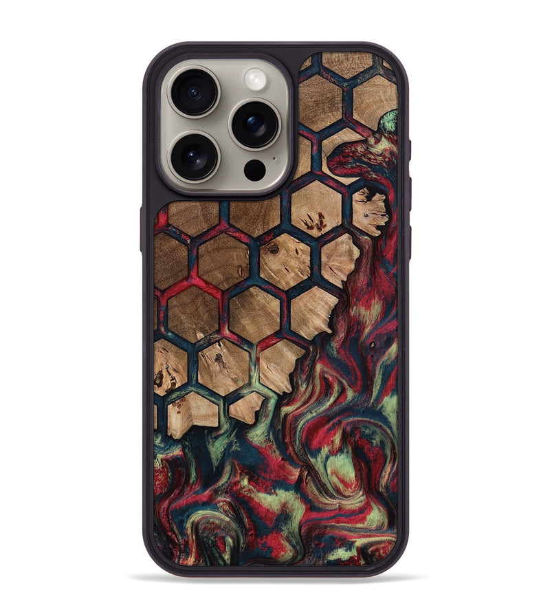 iPhone 15 Pro Max Wood Phone Case - Alda (Pattern, 797036)