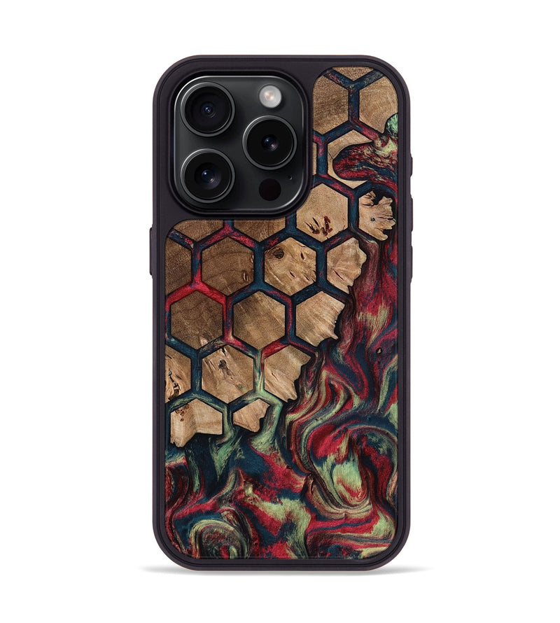iPhone 15 Pro Wood Phone Case - Alda (Pattern, 797036)