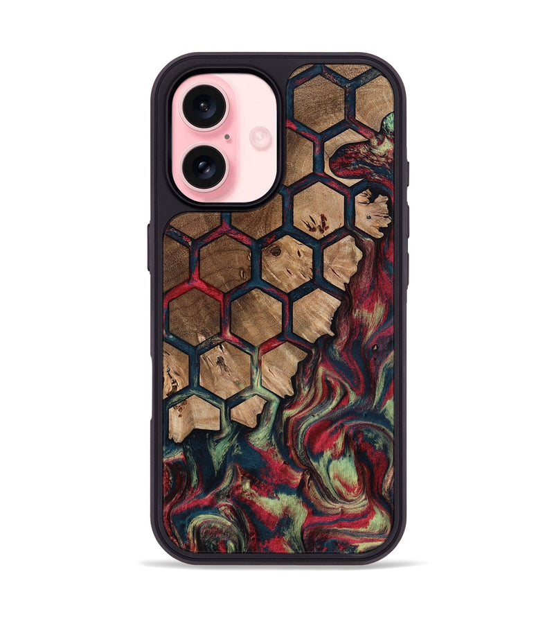iPhone 16 Wood Phone Case - Alda (Pattern, 797036)