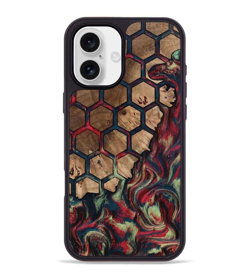 iPhone 16 Plus Wood Phone Case - Alda (Pattern, 797036)