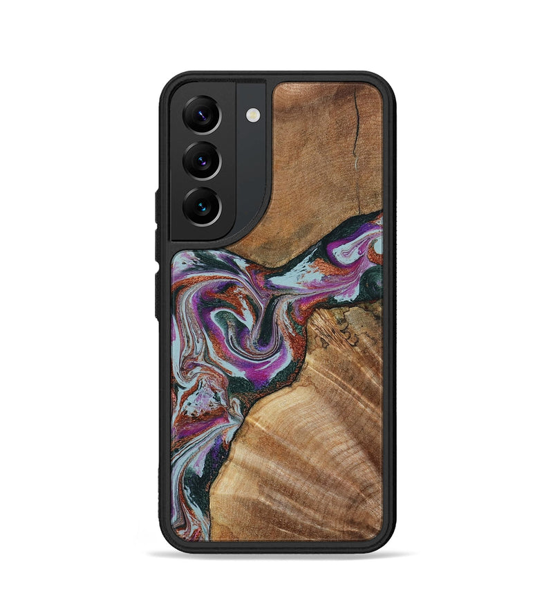 Galaxy S22 Wood Phone Case - Green (Green, 797042)