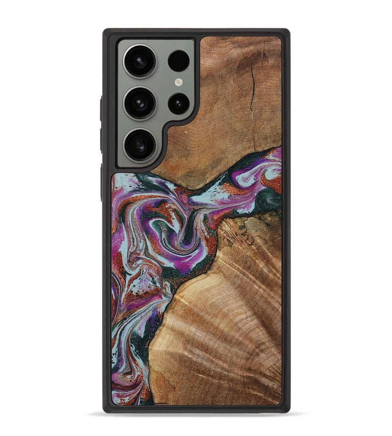 Galaxy S23 Ultra Wood Phone Case - Green (Green, 797042)