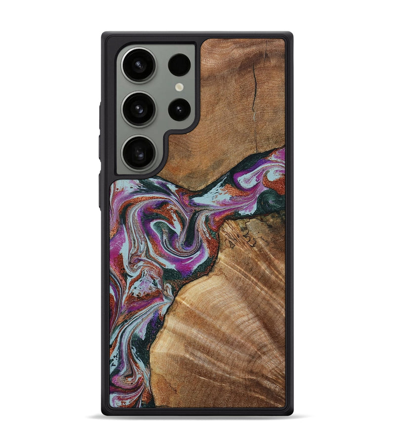 Galaxy S24 Ultra Wood Phone Case - Green (Green, 797042)