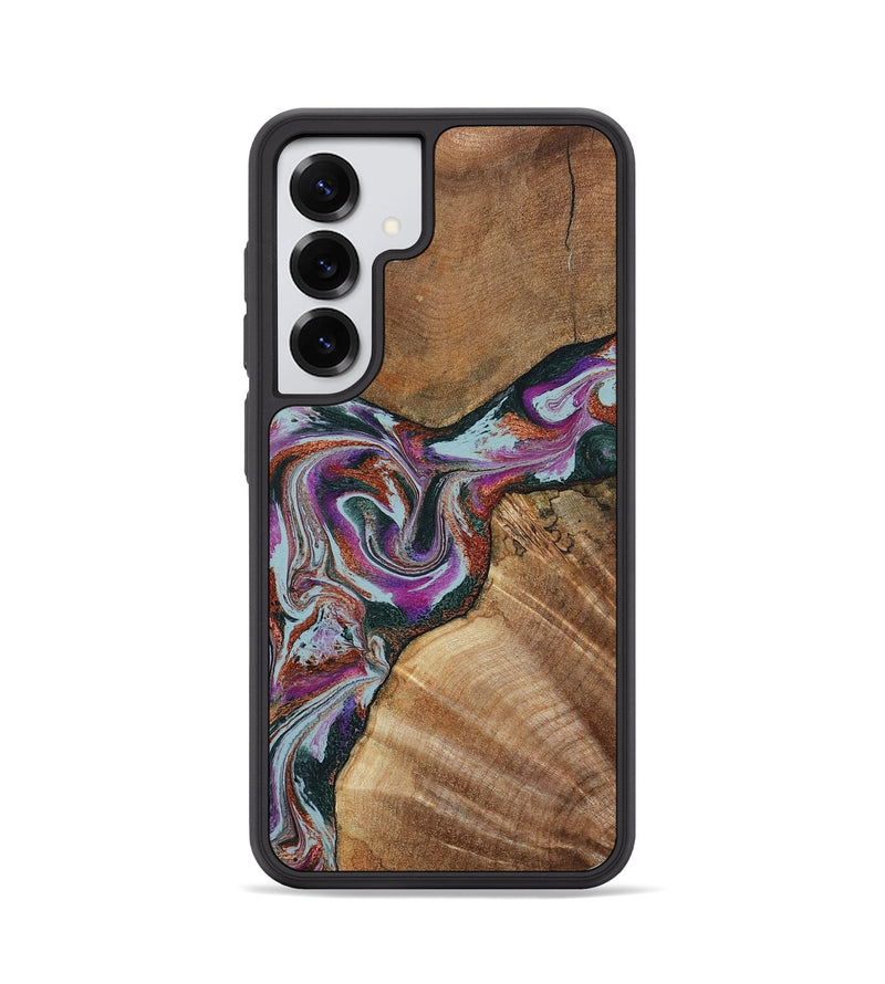 Galaxy S25 Wood Phone Case - Green (Green, 797042)