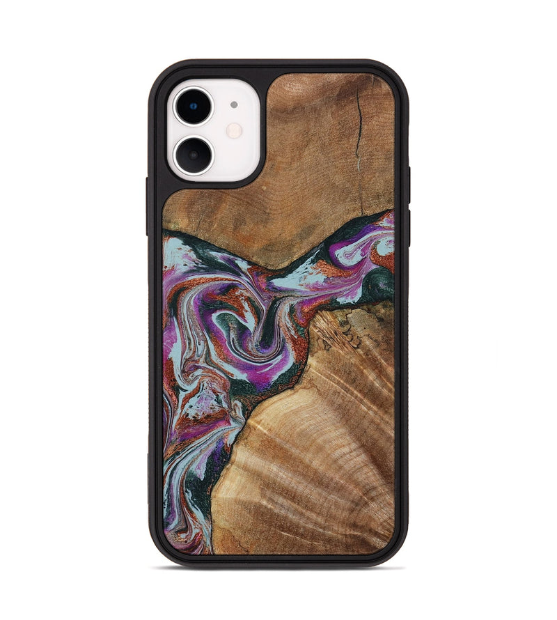 iPhone 11 Wood Phone Case - Green (Green, 797042)