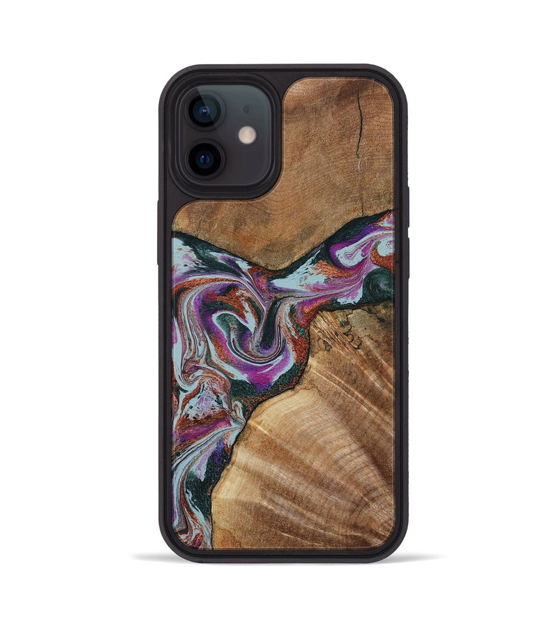 iPhone 12 Wood Phone Case - Green (Green, 797042)