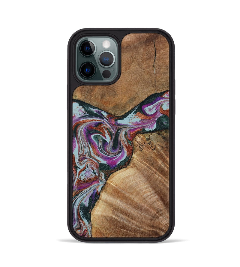 iPhone 12 Pro Wood Phone Case - Green (Green, 797042)