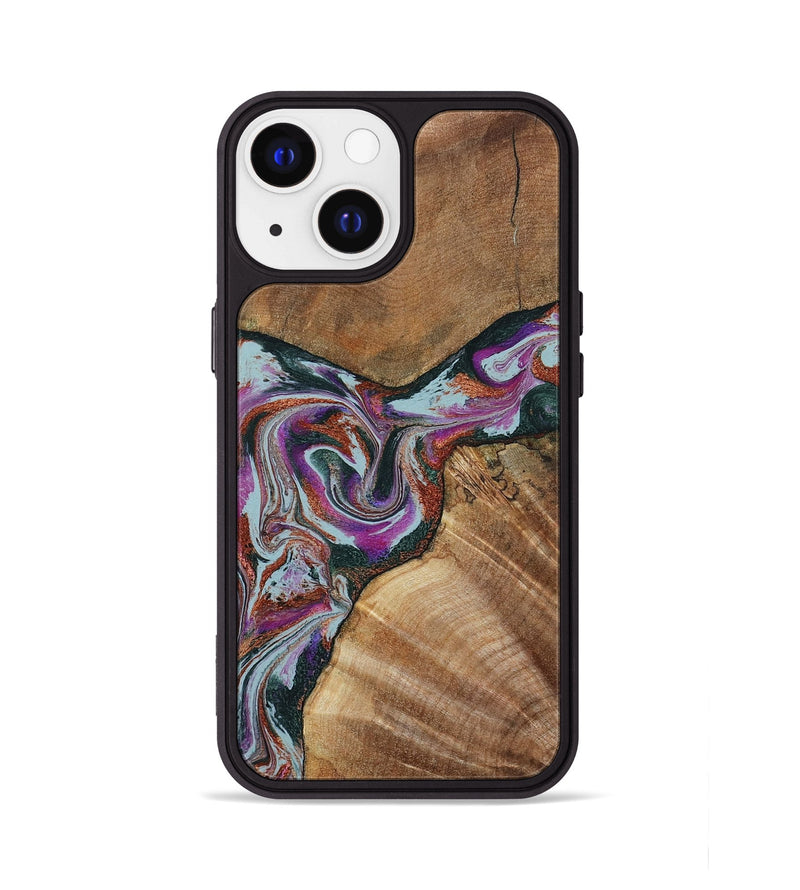iPhone 13 Wood Phone Case - Green (Green, 797042)