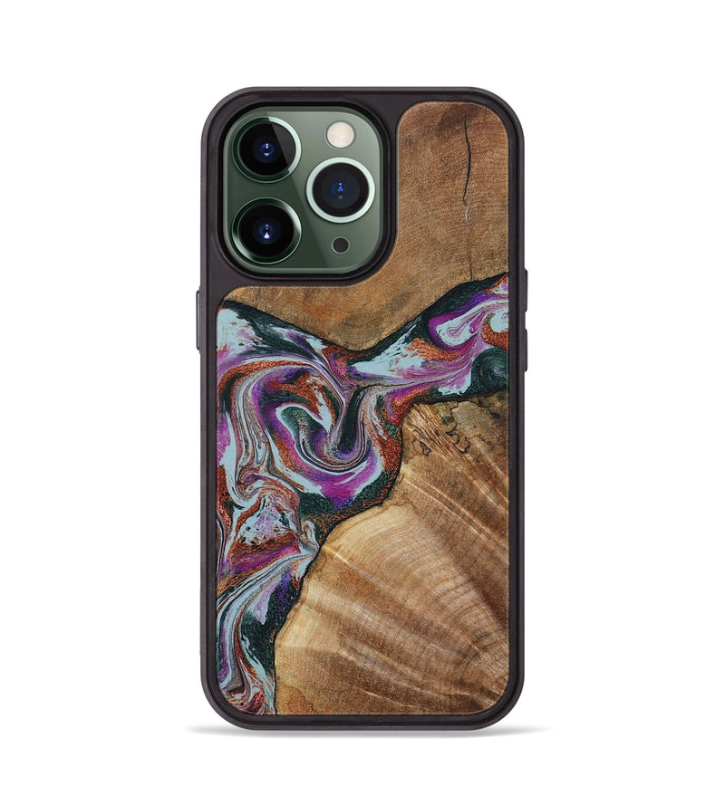 iPhone 13 Pro Wood Phone Case - Green (Green, 797042)