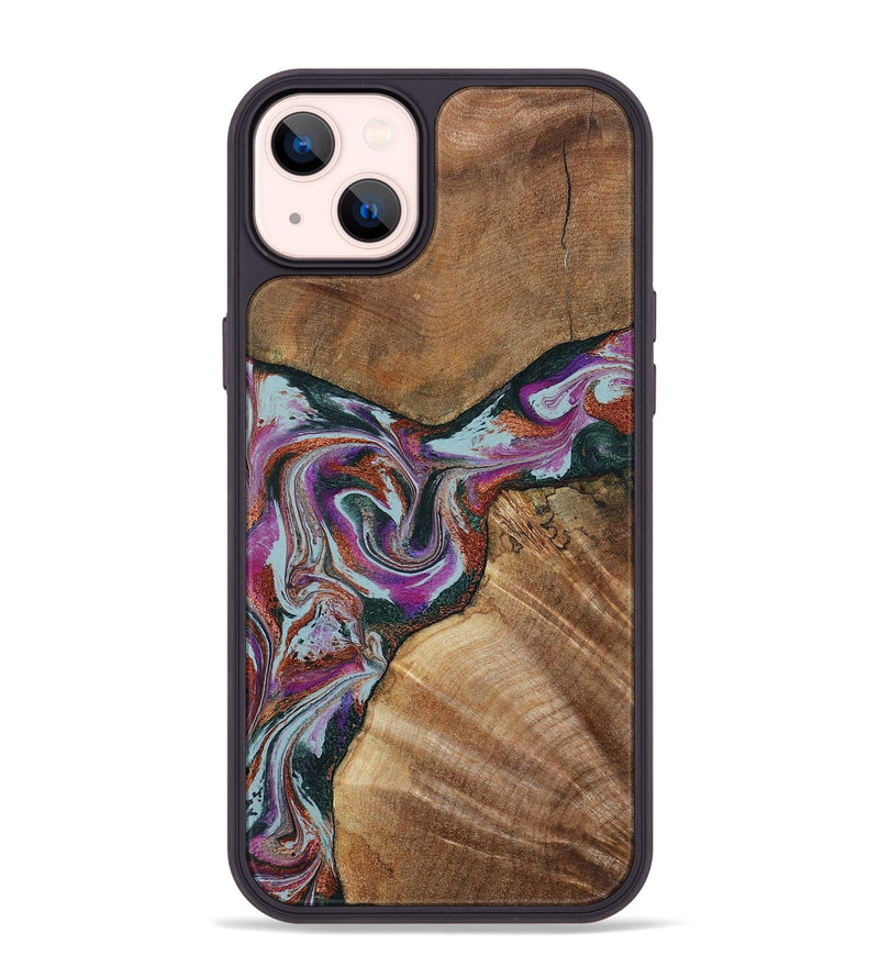 iPhone 14 Plus Wood Phone Case - Green (Green, 797042)