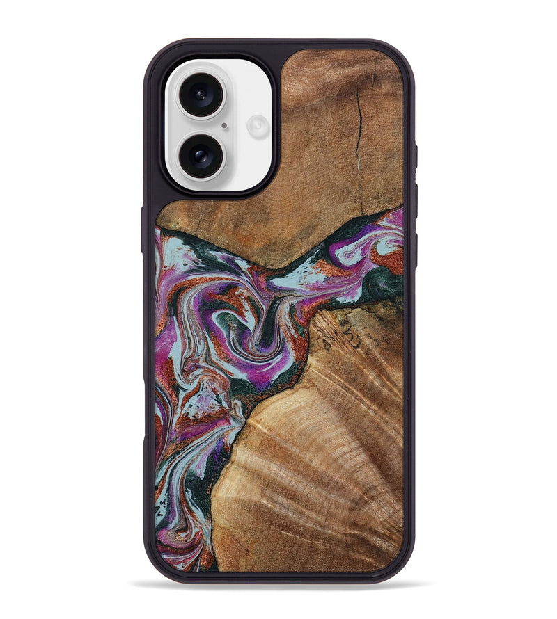 iPhone 16 Plus Wood Phone Case - Green (Green, 797042)