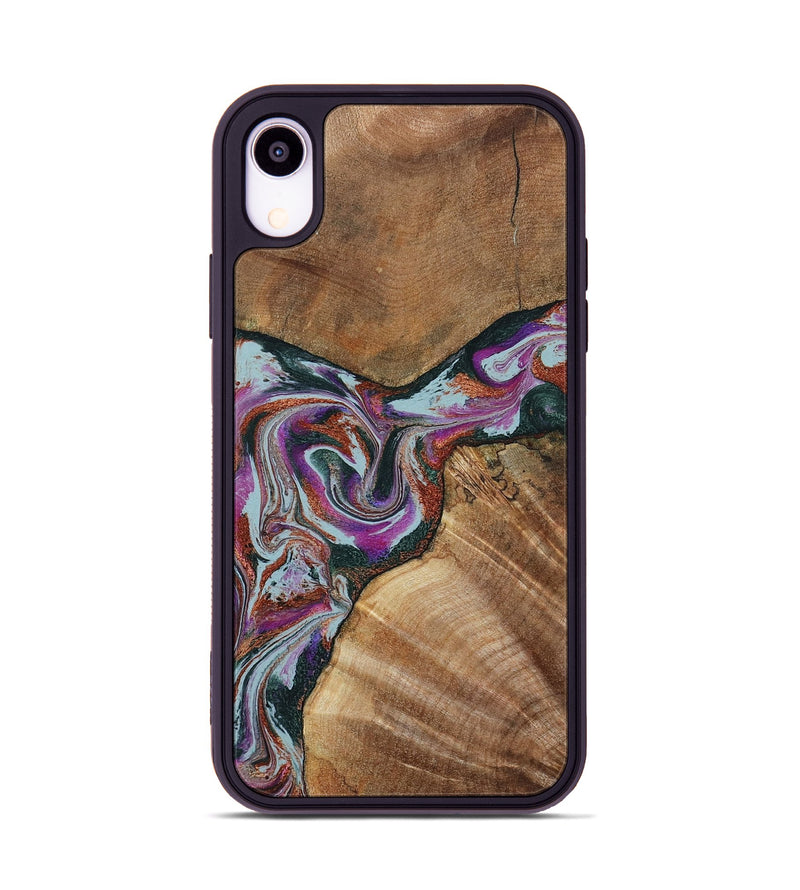 iPhone Xr Wood Phone Case - Green (Green, 797042)
