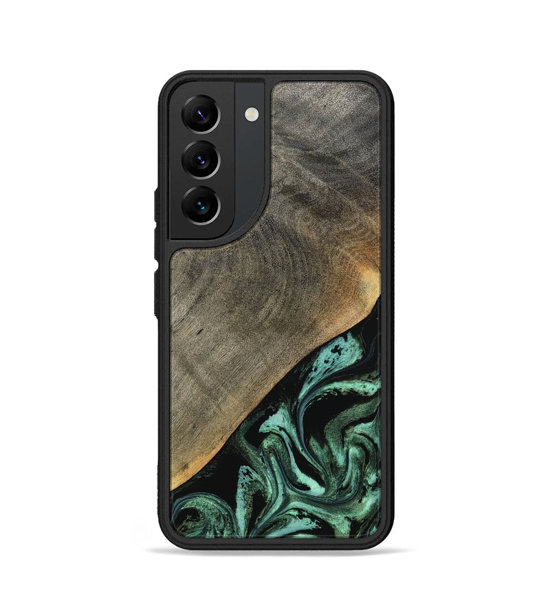 Galaxy S22 Wood Phone Case - Zack (Green, 797045)