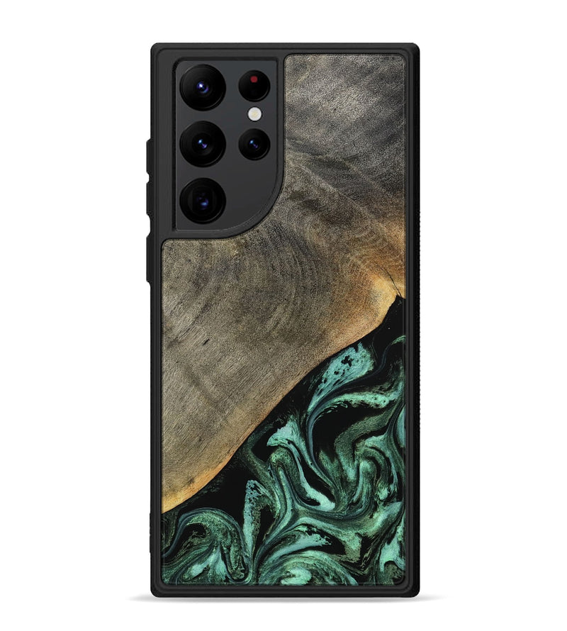 Galaxy S22 Ultra Wood Phone Case - Zack (Green, 797045)