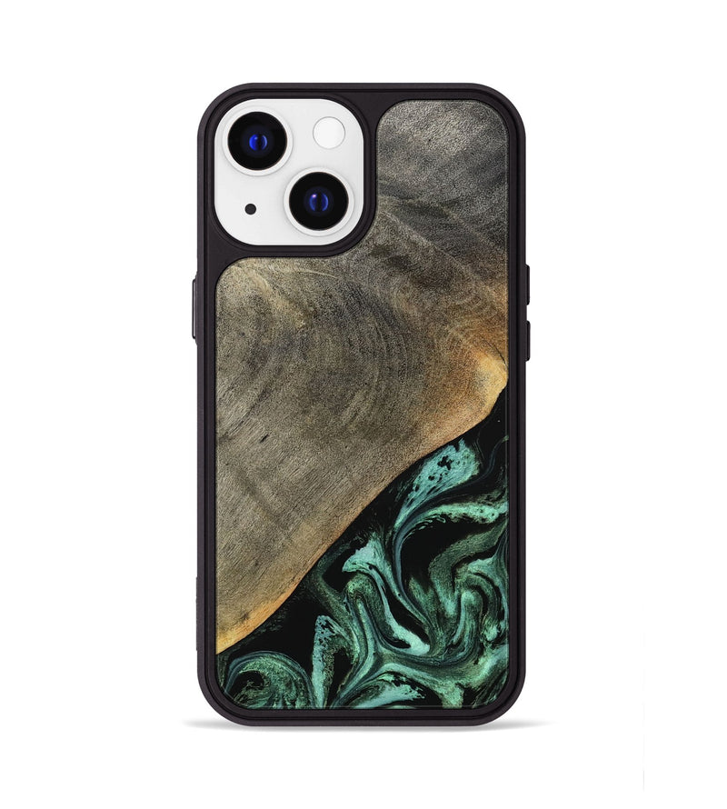 iPhone 13 Wood Phone Case - Zack (Green, 797045)