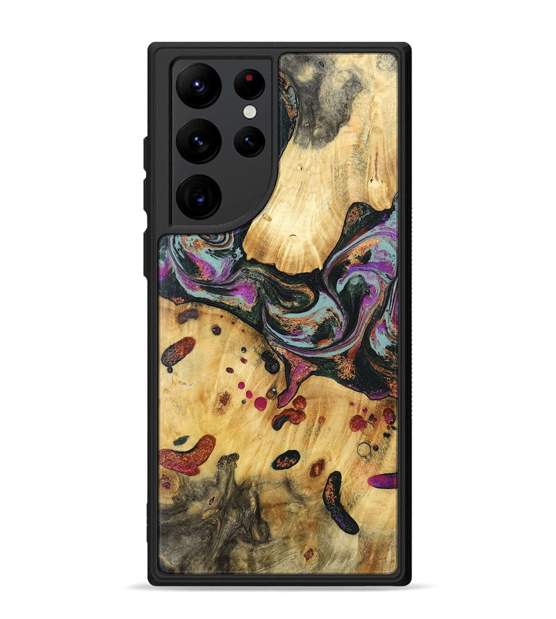 Galaxy S22 Ultra Wood Phone Case - Avis (Green, 797053)