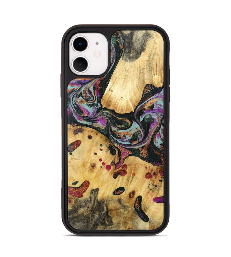 iPhone 11 Wood Phone Case - Avis (Green, 797053)