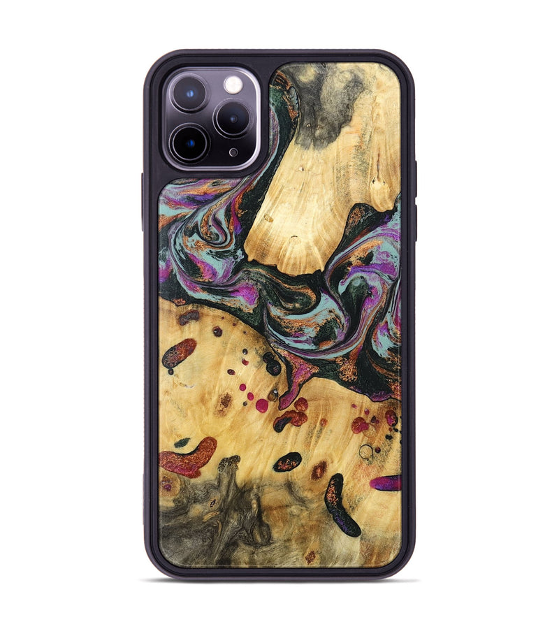 iPhone 11 Pro Max Wood Phone Case - Avis (Green, 797053)