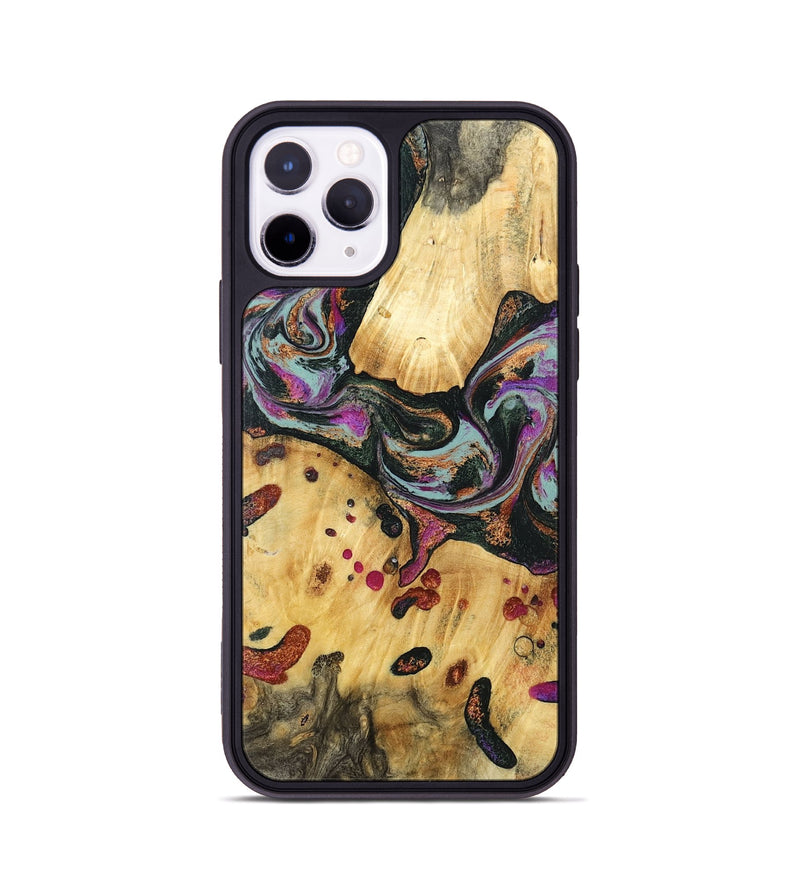 iPhone 11 Pro Wood Phone Case - Avis (Green, 797053)