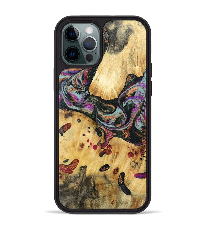 iPhone 12 Pro Max Wood Phone Case - Avis (Green, 797053)