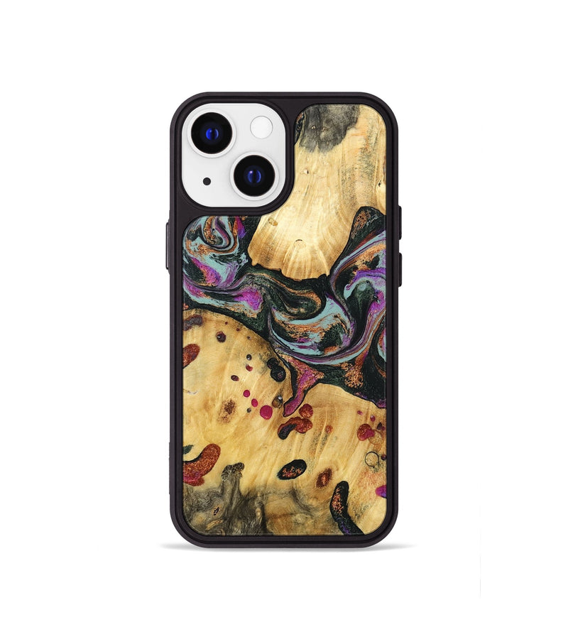 iPhone 13 mini Wood Phone Case - Avis (Green, 797053)