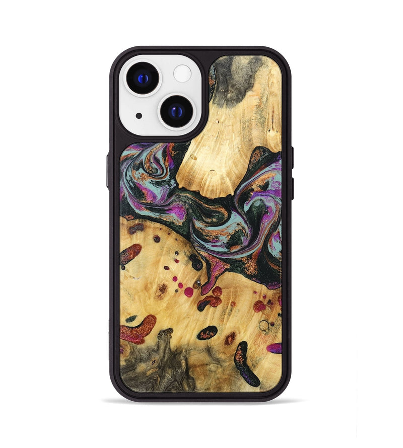 iPhone 13 Wood Phone Case - Avis (Green, 797053)