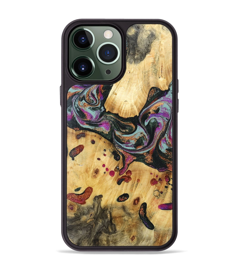 iPhone 13 Pro Max Wood Phone Case - Avis (Green, 797053)