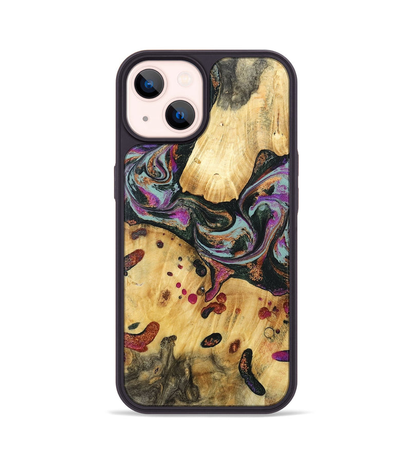 iPhone 14 Wood Phone Case - Avis (Green, 797053)
