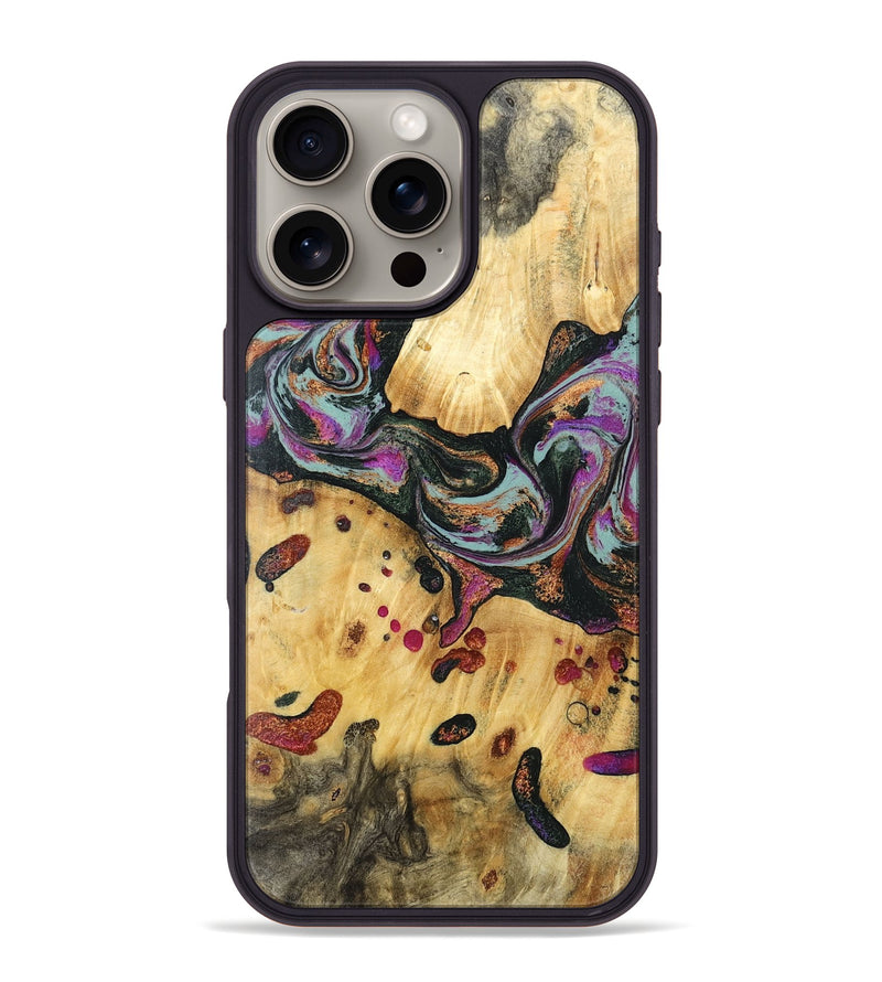 iPhone 16 Pro Max Wood Phone Case - Avis (Green, 797053)