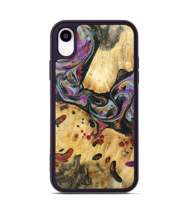 iPhone Xr Wood Phone Case - Avis (Green, 797053)