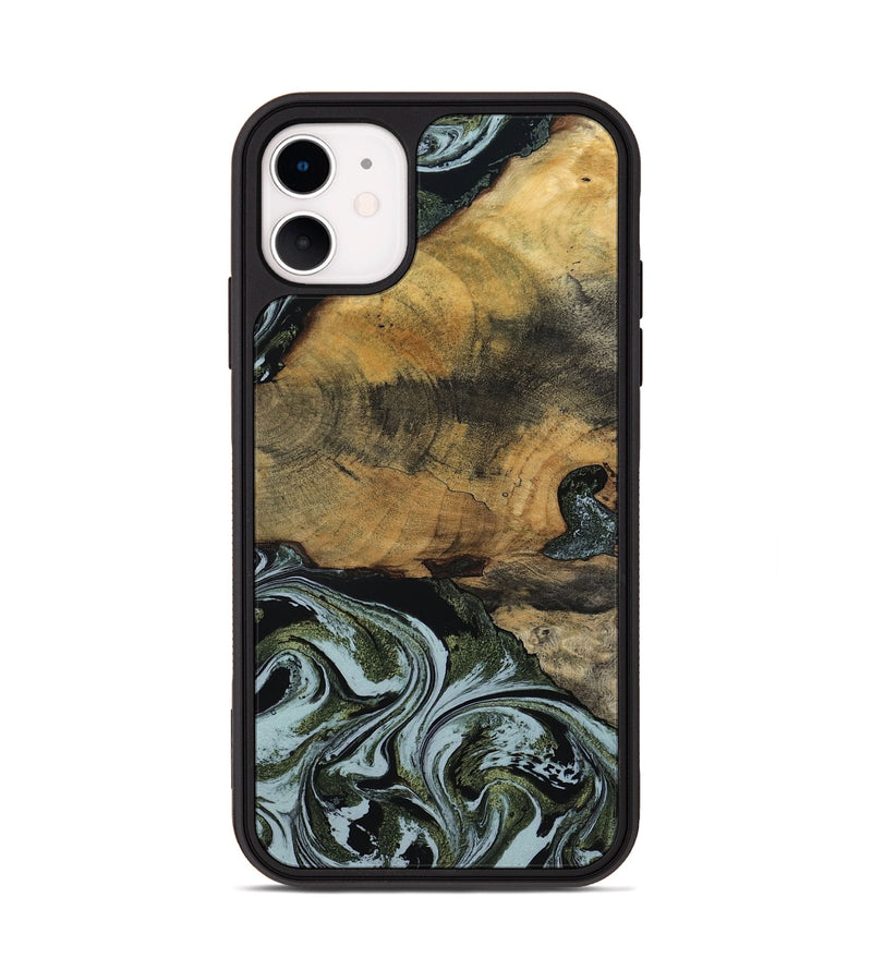 iPhone 11 Wood Phone Case - Lem (Green, 797061)