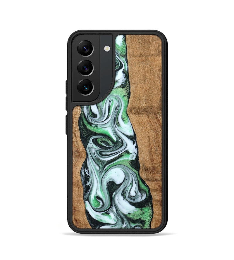 Galaxy S22 Wood Phone Case - Tera (Green, 797063)