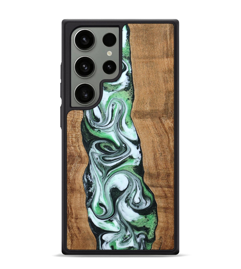 Galaxy S24 Ultra Wood Phone Case - Tera (Green, 797063)