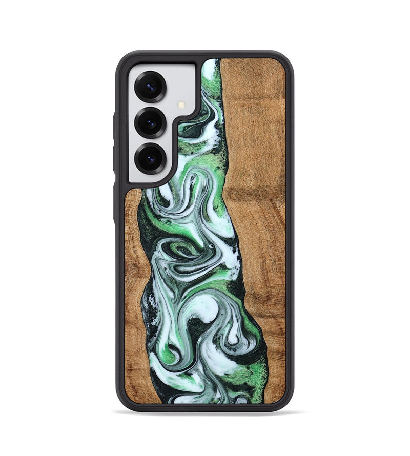 Galaxy S25 Wood Phone Case - Tera (Green, 797063)