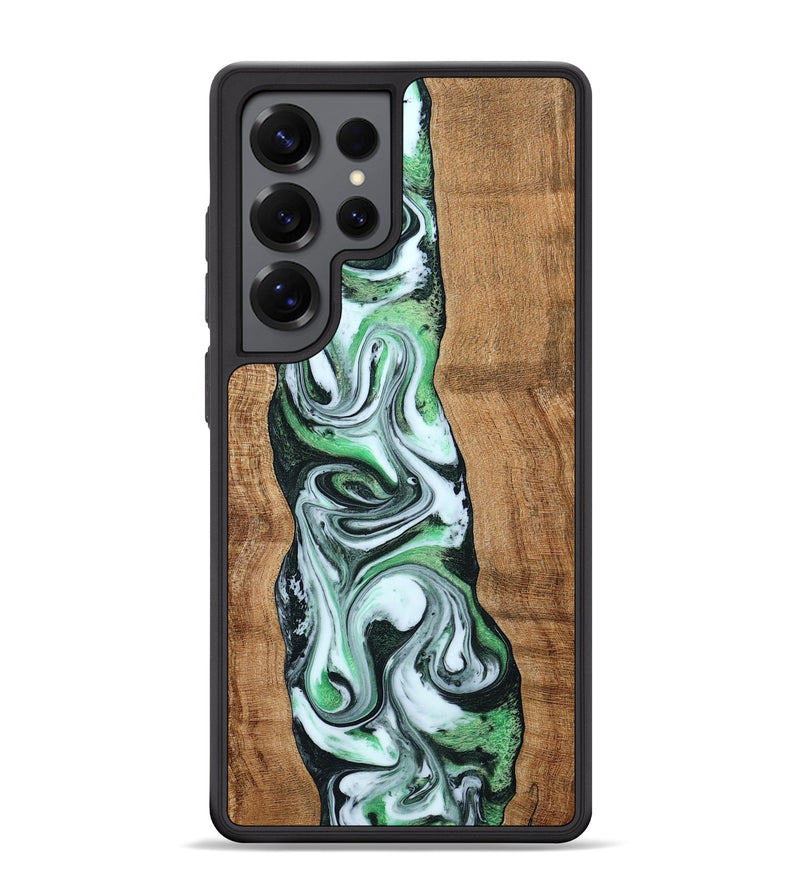 Galaxy S25 Ultra Wood Phone Case - Tera (Green, 797063)