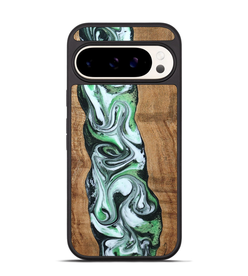 Pixel 9 Wood Phone Case - Tera (Green, 797063)