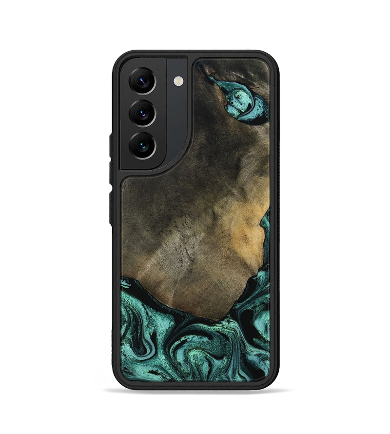 Galaxy S22 Wood Phone Case - Maria (Green, 797066)