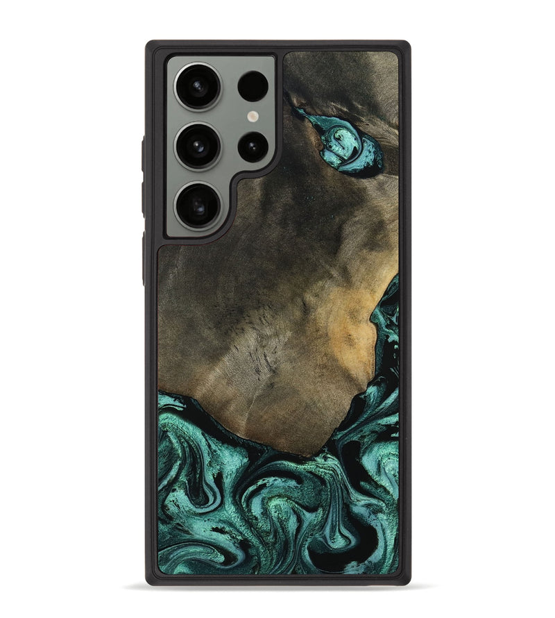 Galaxy S23 Ultra Wood Phone Case - Maria (Green, 797066)