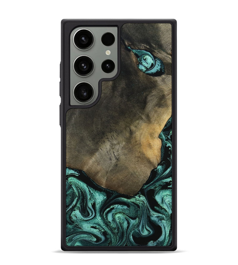 Galaxy S24 Ultra Wood Phone Case - Maria (Green, 797066)